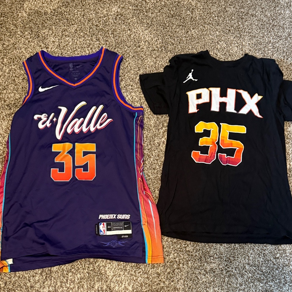Kevin Durant set- shirts and jersey - Phoenix Suns